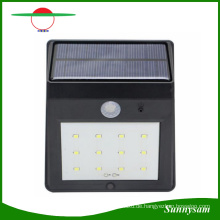 Wasserdichte Solar 12 LED Licht Bewegungssensor Wandleuchte Auto an / aus für Outdoor Gartenzaun Yard Roof Rasen Lampen Landschaft Lichter